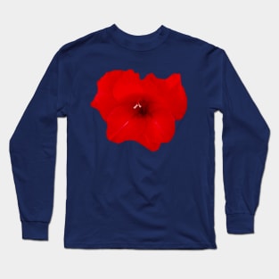 Red Flower Long Sleeve T-Shirt